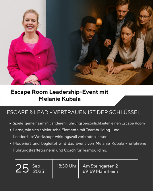 Ticket für das Escape Room Leadership-Event (25.09.2025)